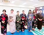 韓国の東明大学生の日本文化体験セミナーレポート③ ～着付け体験～